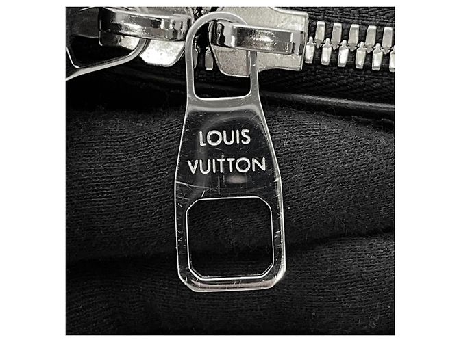Zaino Louis Vuitton Monogram Macassar Josh M41530 Nero Bordò Monogramma - vista 11