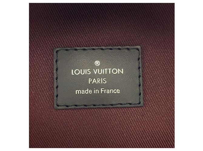 Zaino Louis Vuitton Monogram Macassar Josh M41530 Nero Bordò Monogramma - vista 16