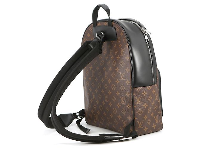 Zaino Louis Vuitton Monogram Macassar Josh M41530 Nero Bordò Monogramma - vista 2