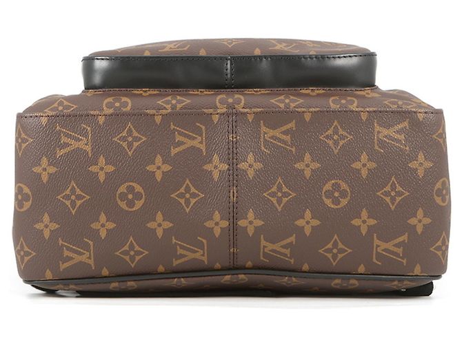 Zaino Louis Vuitton Monogram Macassar Josh M41530 Nero Bordò Monogramma - vista 3