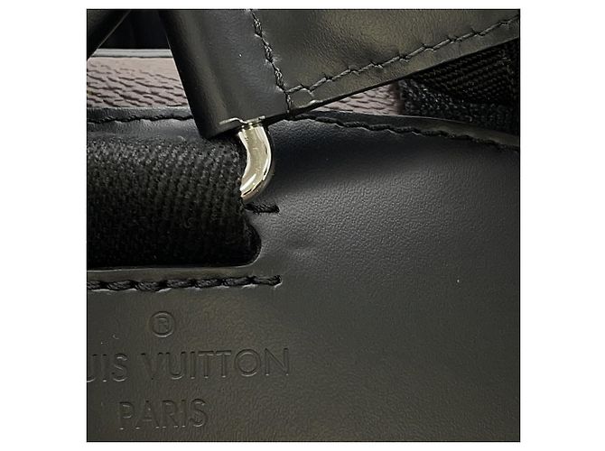 Zaino Louis Vuitton Monogram Macassar Josh M41530 Nero Bordò Monogramma - vista 8