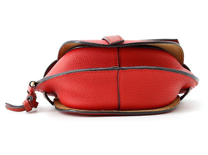 Loewe Dual Gate Mini Schultertasche Rot - Ansicht 3