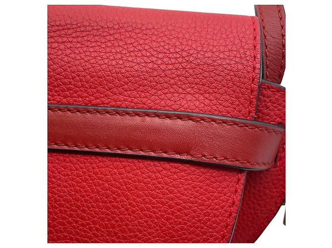 Loewe Dual Gate Mini Schultertasche Rot - Ansicht 6