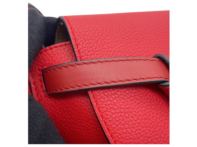 Loewe Dual Gate Mini Schultertasche Rot - Ansicht 7