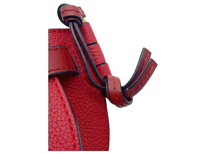 Loewe Dual Gate Mini Schultertasche Rot - Ansicht 8