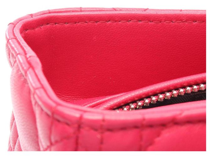 Borsa Christian Dior Lady Dior Large in pelle rosa - vista 6