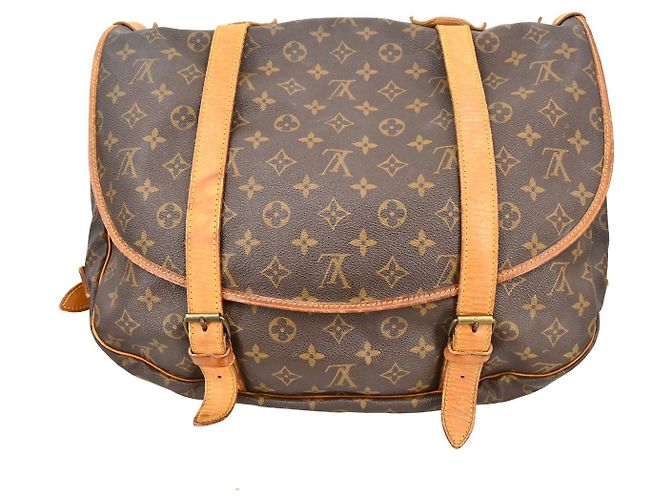 Louis Vuitton Saumur Monogram Canvas 43 Marron - vue 2