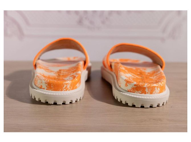 Christian Dior Sandali J'Adior Bianco Arancione - vista 4