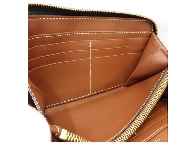 Cartera larga para mujer Burberry Negro Blanco - vista 10