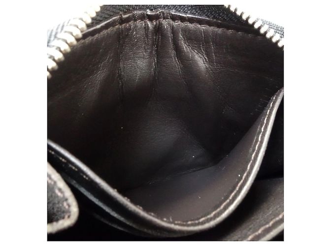 Monedero de cuero negro Louis Vuitton - vista 10