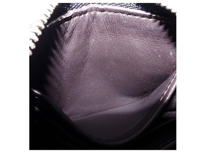 Monedero de cuero negro Louis Vuitton - vista 12