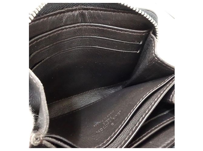 Monedero de cuero negro Louis Vuitton - vista 8