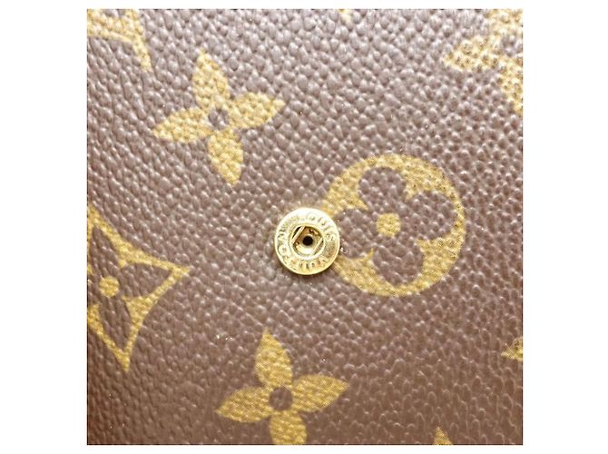 Cartera larga Louis Vuitton Monogram Castaño - vista 13