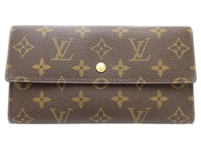 Cartera larga Louis Vuitton Monogram Castaño - vista 2