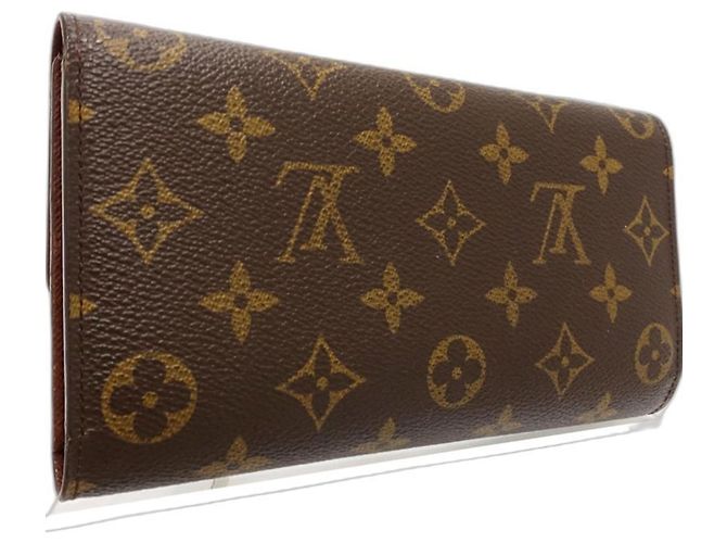Cartera larga Louis Vuitton Monogram Castaño - vista 4