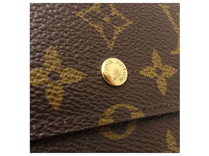 Cartera larga Louis Vuitton Monogram Castaño - vista 5