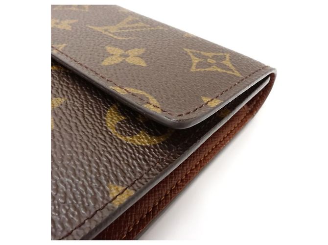 Cartera larga Louis Vuitton Monogram Castaño - vista 6