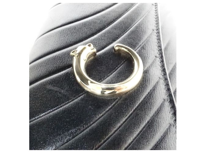 Cartier Long Wallet - Schwarzes Leder - Ansicht 13