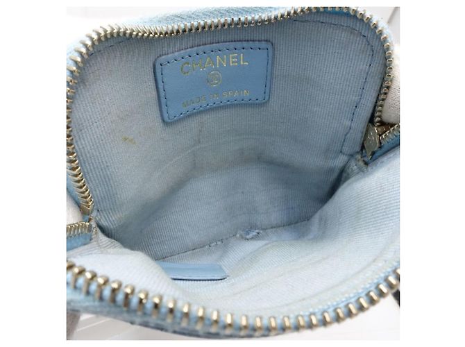 Monedero Chanel Light Blue Azul claro - vista 12