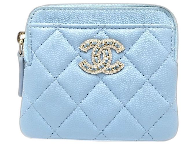 Monedero Chanel Light Blue Azul claro - vista 2