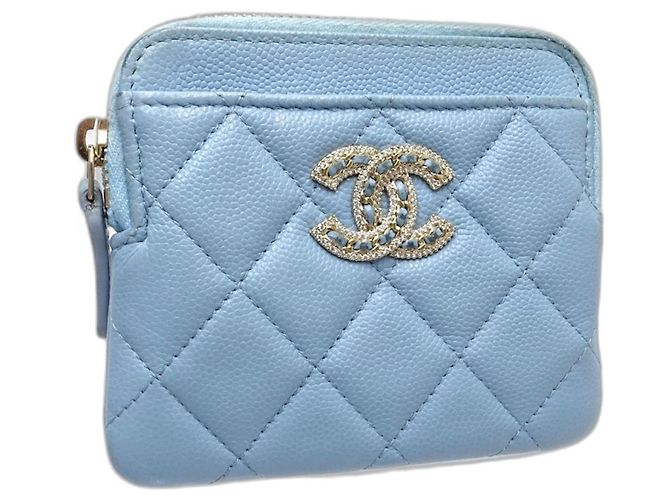 Monedero Chanel Light Blue Azul claro - vista 3