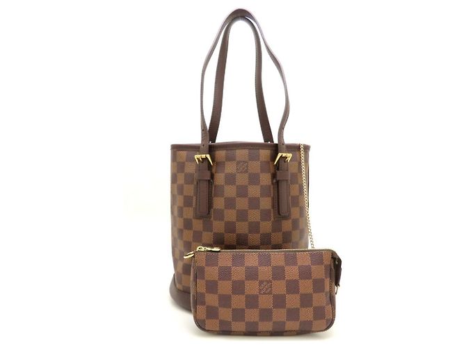 Sac à l'épaule Louis Vuitton Damier Mare Damier ebène - vue 2
