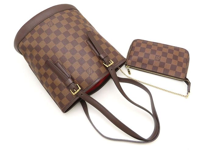 Sac à l'épaule Louis Vuitton Damier Mare Damier ebène - vue 5