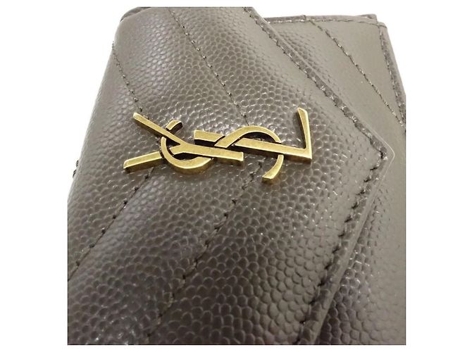 Saint Laurent Tri-fold Wallet in Dark Gray Anthrazitgrau - Ansicht 7