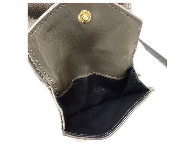 Saint Laurent Tri-fold Wallet in Dark Gray Anthrazitgrau - Ansicht 8