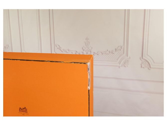 Hermès Herbag GM in tela beige e pelle naturale Marrone - vista 7