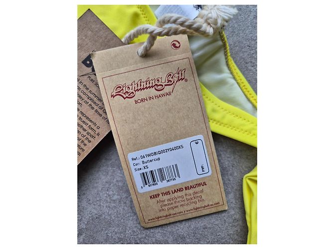 Autre Marque Bikini amarillo Lightning Bolt - vista 3