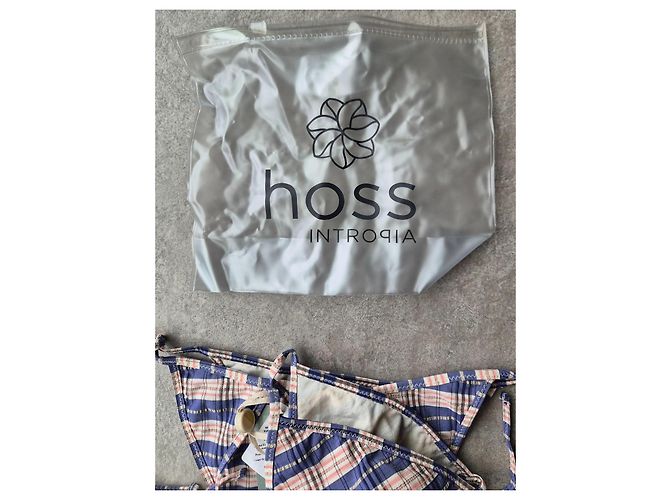 Conjunto Bikini a Cuadros Hoss Intropia Rosa Blanco Azul - vista 7