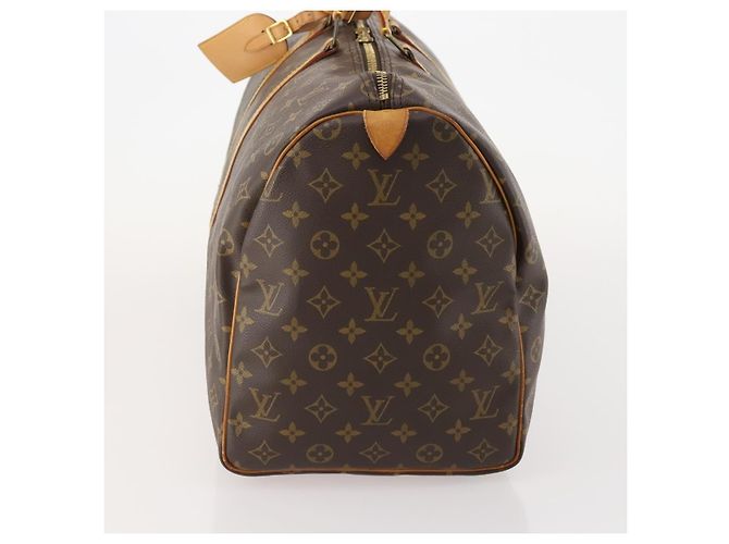 Louis Vuitton Keepall Monogram Canvas 50 Marrone - vista 3