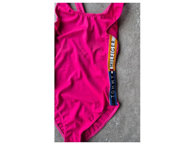 Tommy Hilfiger Badeanzug Rosa Pink - Ansicht 2