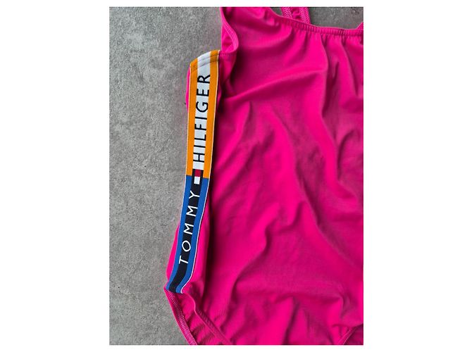 Tommy Hilfiger Badeanzug Rosa Pink - Ansicht 3