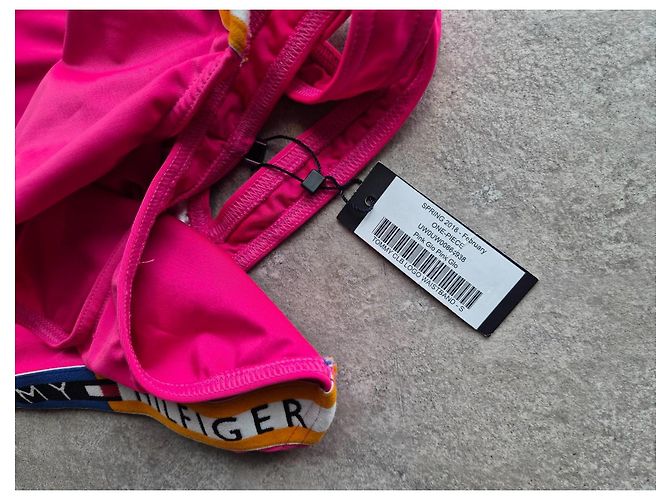 Tommy Hilfiger Badeanzug Rosa Pink - Ansicht 4