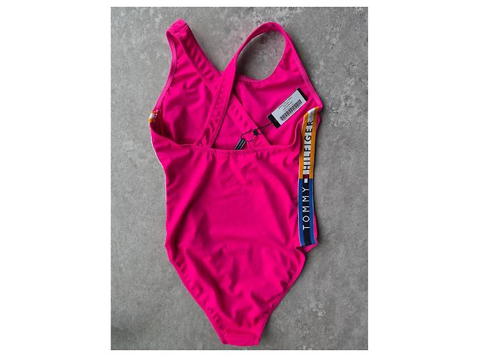 Tommy Hilfiger Badeanzug Rosa Pink - Ansicht 5