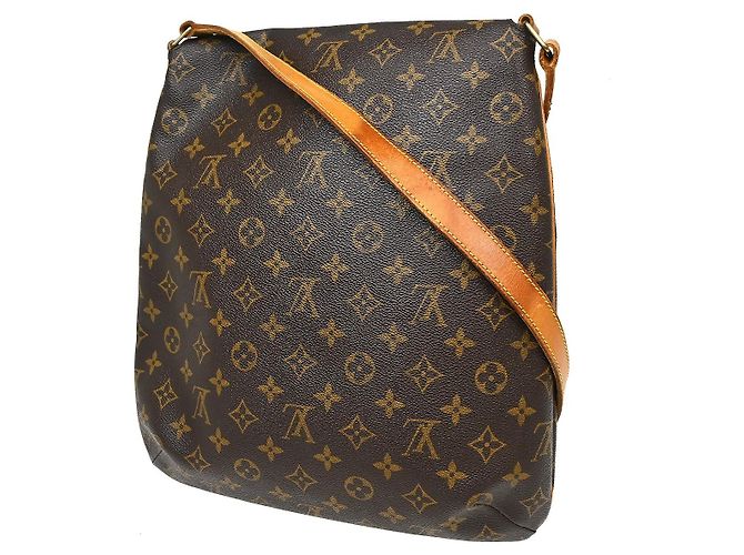 Borsa Musette Salsa Louis Vuitton in Canvas Monogram GM Marrone - vista 2