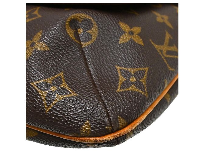 Borsa Musette Salsa Louis Vuitton in Canvas Monogram GM Marrone - vista 7