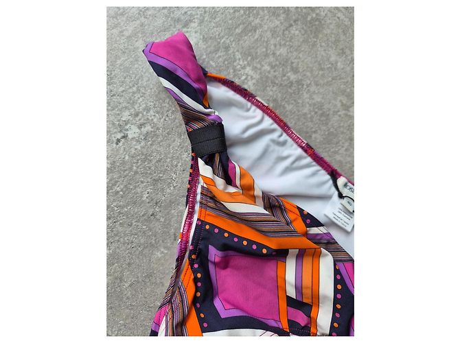 Bikini Roseanna parte inferior estampado geométrico Rosa Blanco Multicolor Naranja Púrpura Azul oscuro - vista 4