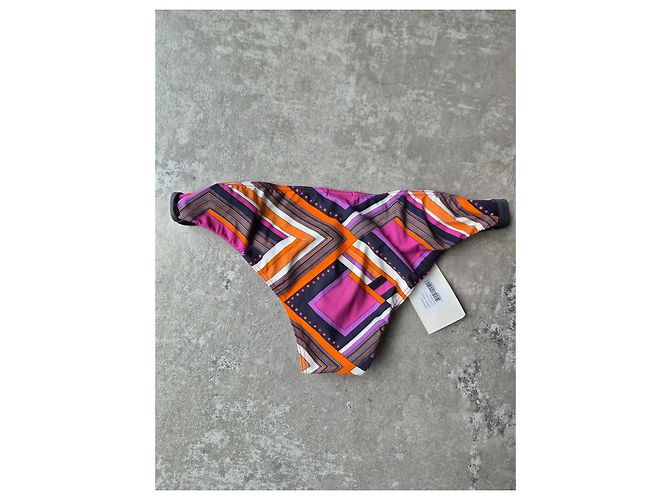 Bikini Roseanna parte inferior estampado geométrico Rosa Blanco Multicolor Naranja Púrpura Azul oscuro - vista 5