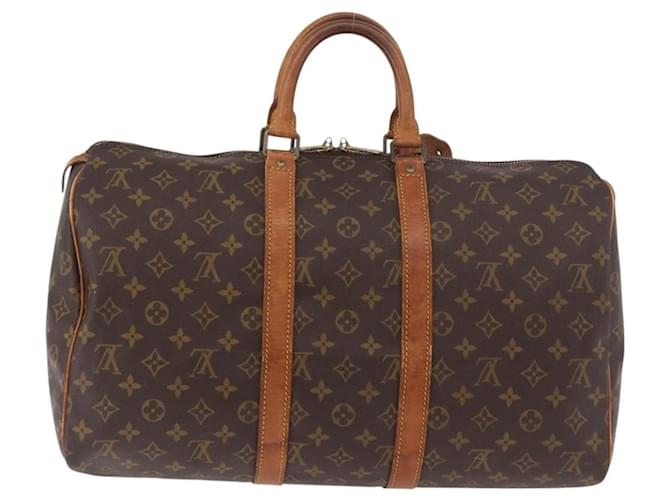 Louis Vuitton Keepall Monogram Canvas 45 Marrone - vista 2