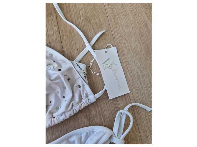 Autre Marque Conjunto Bikini Triángulo Valentina CHAYNA Blanco - vista 5