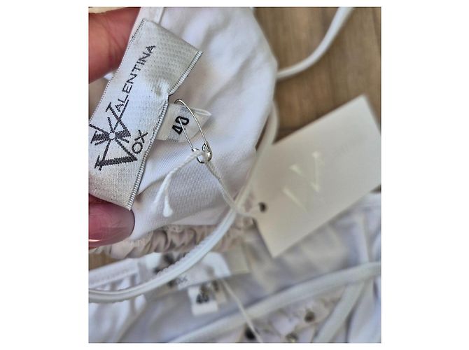 Autre Marque Conjunto Bikini Triángulo Valentina CHAYNA Blanco - vista 7