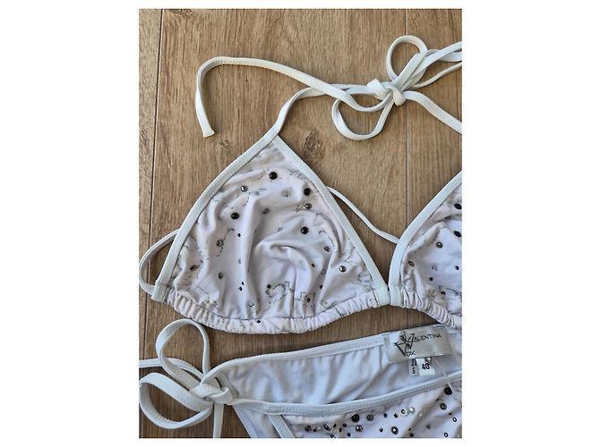 Autre Marque Conjunto Bikini Triángulo Valentina CHAYNA Blanco - vista 9
