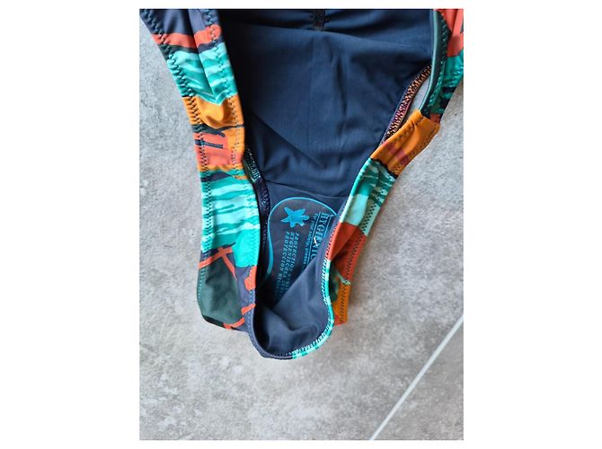 Roseanna Braguita de Bikini Gallery Estampada Negro Multicolor Verde Naranja - vista 3