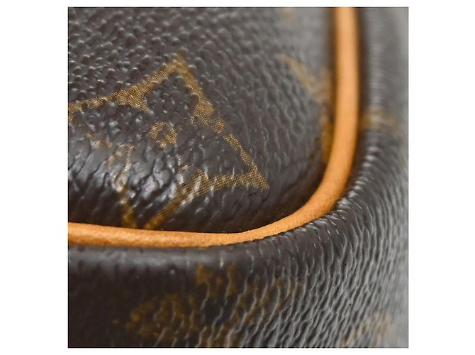 Borsa Louis Vuitton Deauville in Tela Monogram 34 Marrone - vista 7