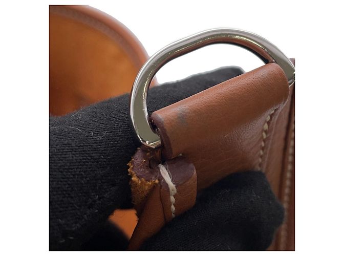 Hermès Borsa a tracolla Hermes Evelyne 3 PM D'oro - vista 8