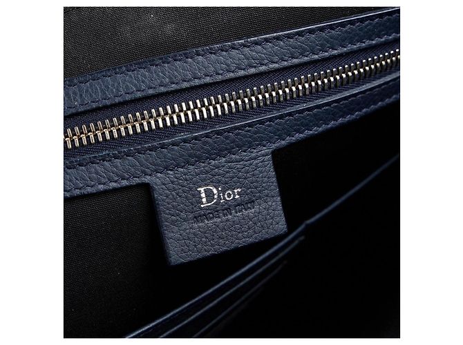 Dior Colorblock Leather Clutch Pouch - view 5