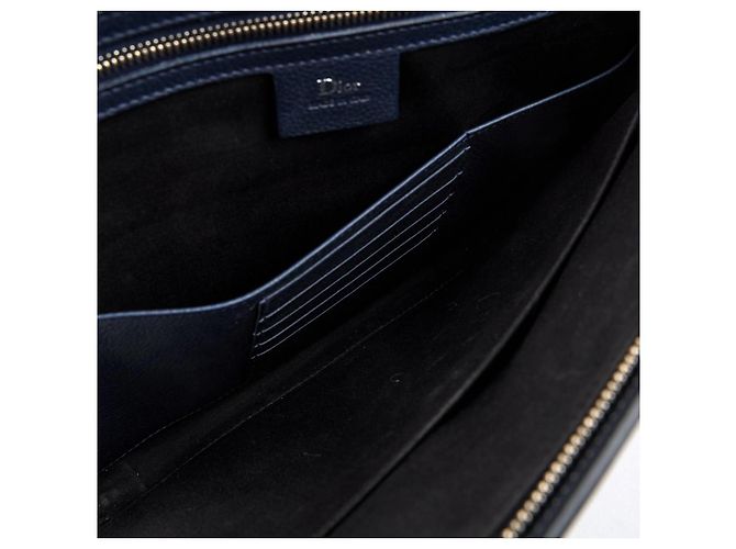 Dior Colorblock Leather Clutch Pouch - view 6